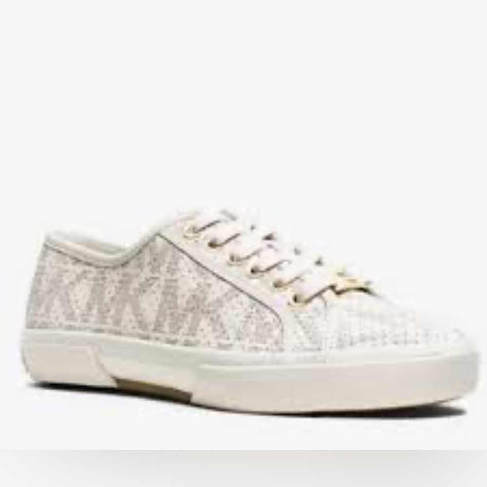 Michael Kors Logo Print Sneakers Preowned Light Wear - Picture 2 of 8